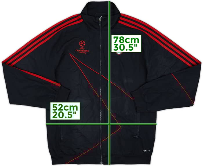 2009-10 AC Milan adidas CL Track Jacket - 6/10 - (S)