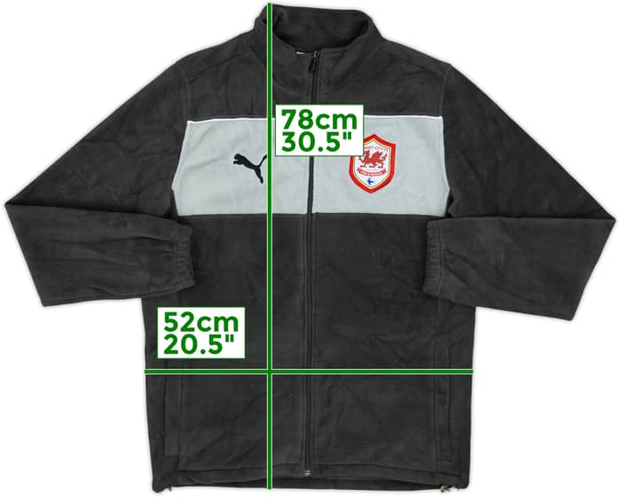 2012-13 Cardiff Puma Fleece Track Jacket - 10/10 - (S)