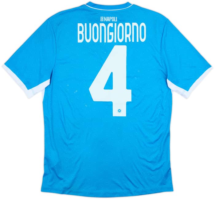 2024-25 Napoli Basic Home Shirt Buongiorno #4 (M)