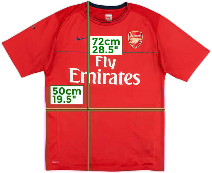 2008-09 Arsenal Nike Training Shirt - 8/10 - (M)