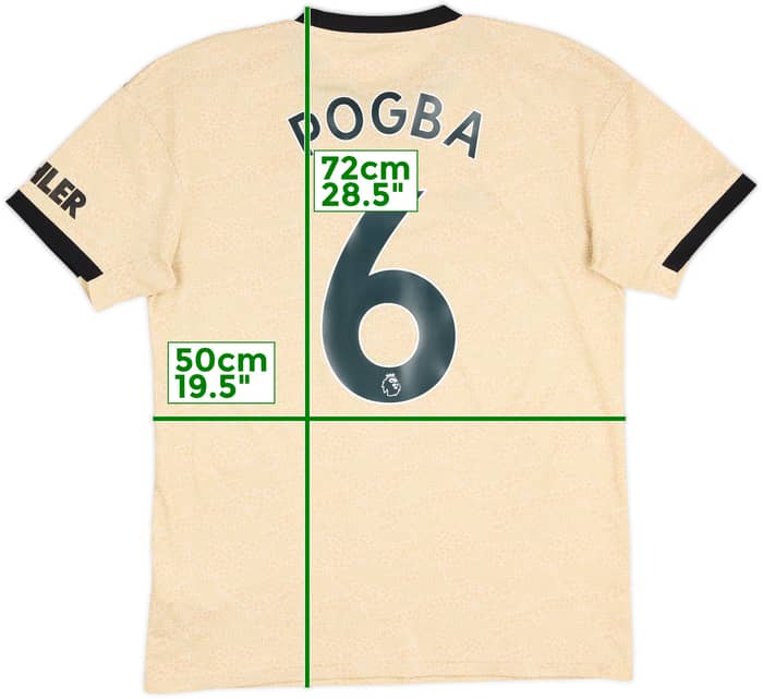 2019-20 Manchester United Away Shirt Pogba #6 - 6/10 - (M)