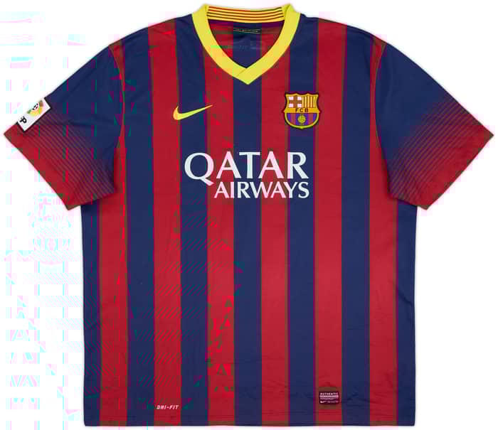 2013-14 Barcelona Home Shirt Neymar Jr #11 - 5/10 - (XL)