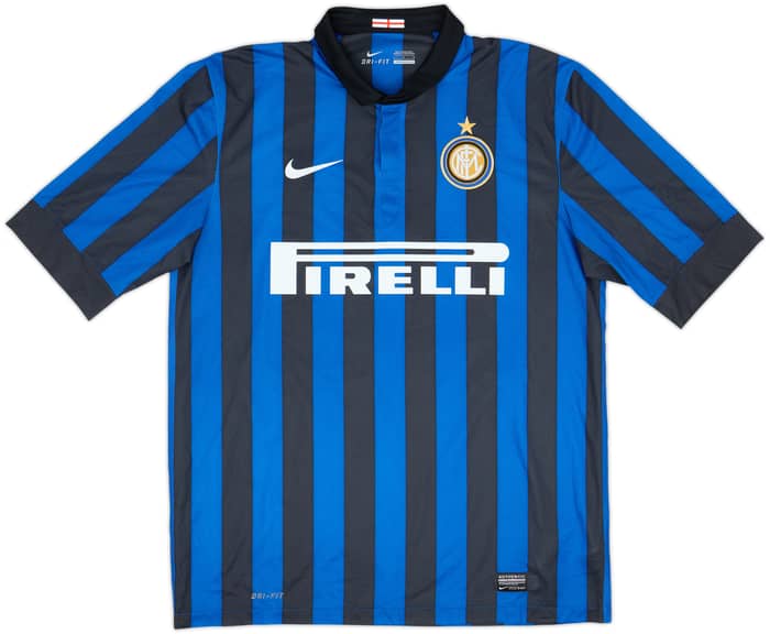 2011-12 Inter Milan Home Shirt Sneijder #10 - 8/10 - (L)