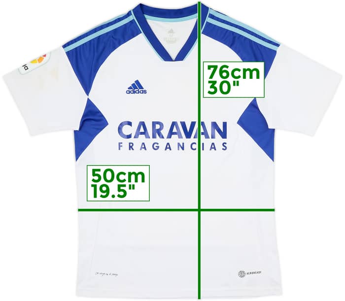 2022-23 Real Zaragoza Home Shirt - 4/10 - (M)