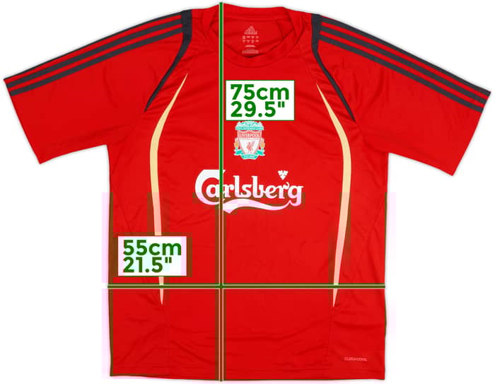 2009-10 Liverpool adidas Training Shirt - 8/10 - (M)