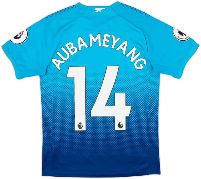 2017-18 Arsenal Away Shirt Aubameyang #14 - 7/10 - (S)