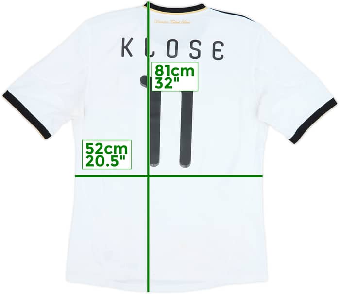 2010-11 Germany Home Shirt Klose #11 - 6/10 - (L)