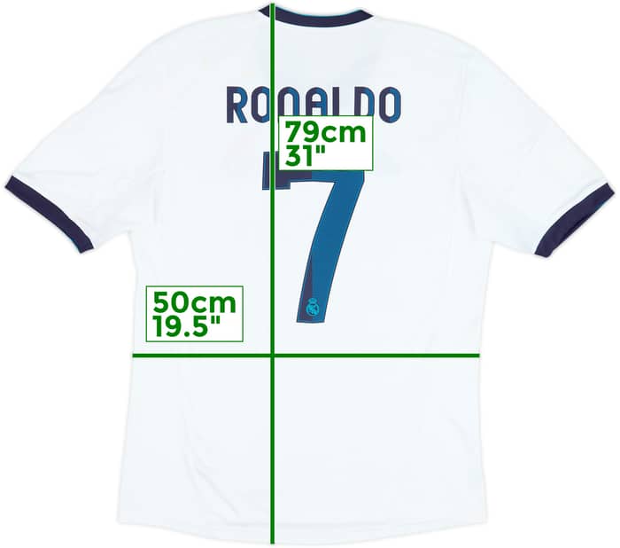 2012-13 Real Madrid Home Shirt Ronaldo #7 - 6/10 - (L)