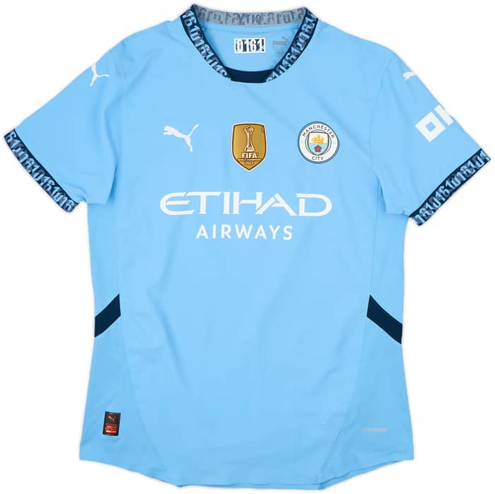 Camiseta auténtica de local del Manchester City 2024-25 Haaland #9 - 8/10 - (L)
