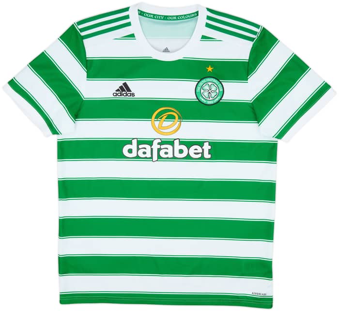 2021-22 Celtic Home Shirt - 10/10 - (L)