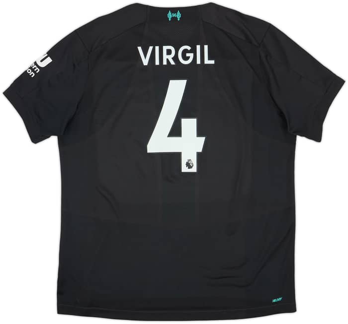 2019-20 Liverpool Third Shirt Virgil #4 - 7/10 - (XL)