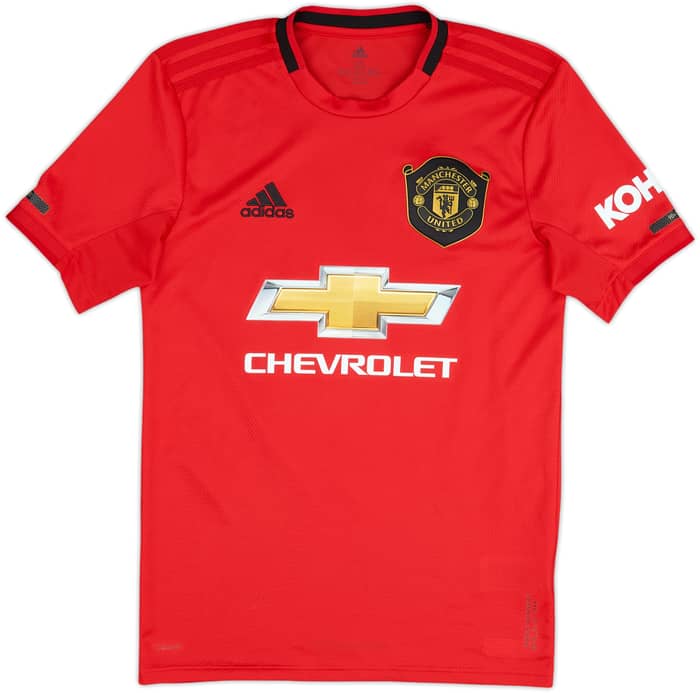 2019-20 Manchester United Home Shirt B.Fernandes #18 - 9/10 - (XS)