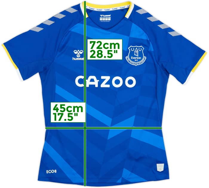 2021-22 Everton Home Shirt - 10/10 - (Women's L)