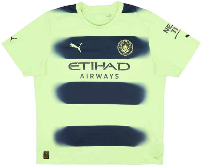 2022-23 Manchester City Third Shirt Haaland #9 - 8/10 - (XL)