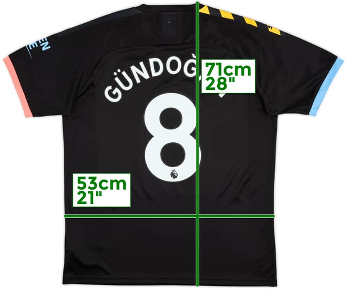 2019-20 Manchester City Away Shirt Gundogan #8 - 9/10 - (L)