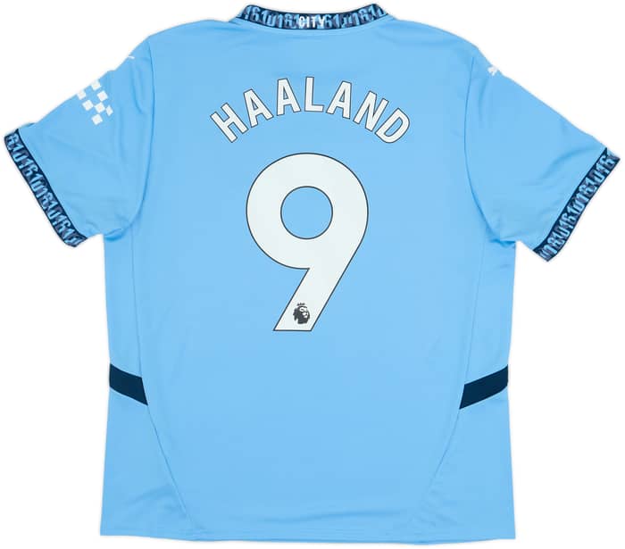 2024-25 Manchester City Home Shirt Haaland #9 - 6/10 - (XL)