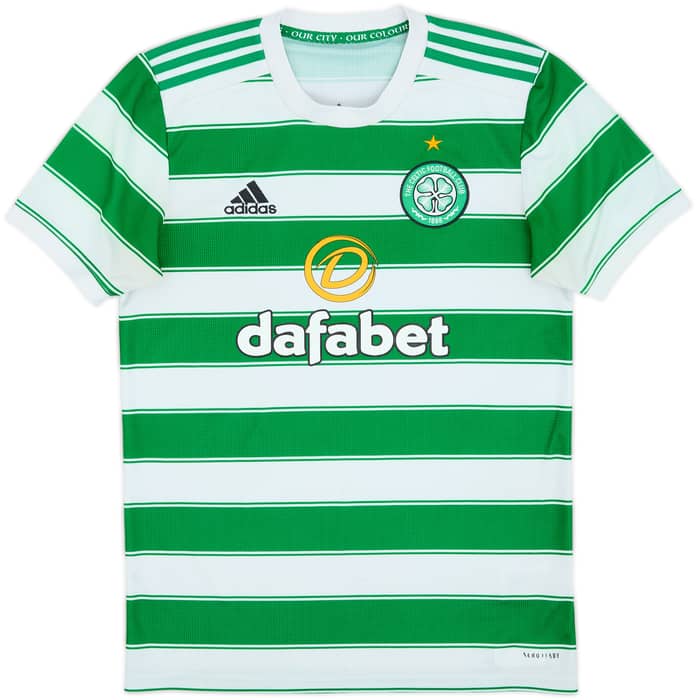 2021-22 Celtic Home Shirt - 7/10 - (S)