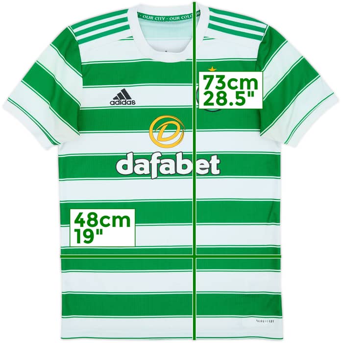 2021-22 Celtic Home Shirt - 7/10 - (S)