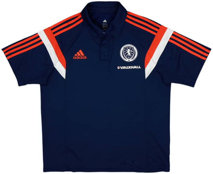2014-15 Scotland adidas Polo Shirt - 9/10 - (L)