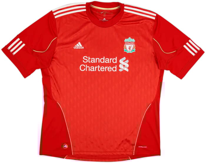 2010-12 Liverpool Home Shirt Gerrard #8 - 5/10 - (XXL)