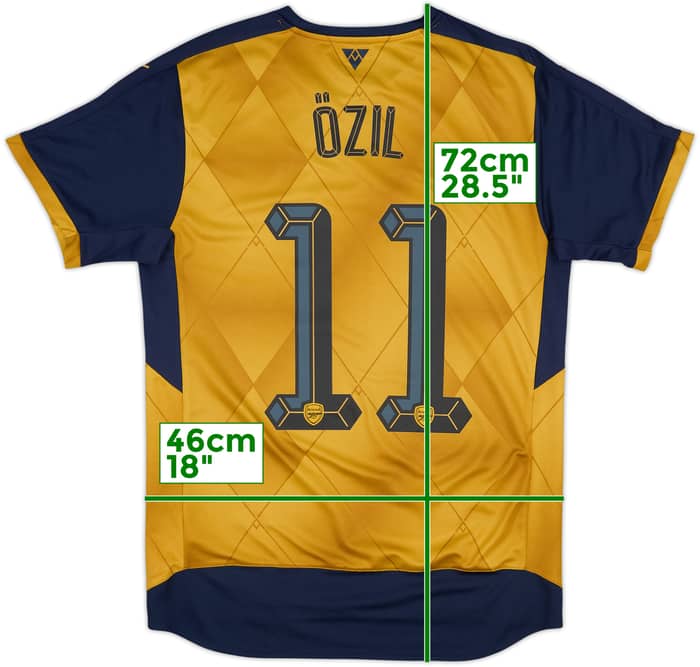 2015-16 Arsenal Away Shirt Ozil #11 - 8/10 - (S)