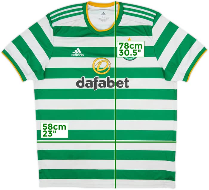 2020-21 Celtic Home Shirt - 6/10 - (XL)