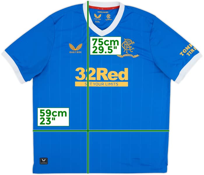 2021-22 Rangers Home Shirt - 7/10 - (3XL)