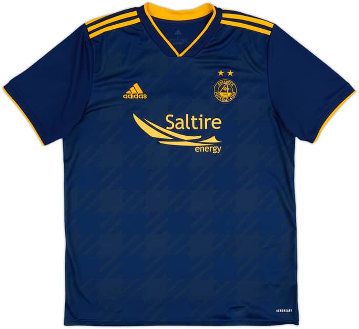 2021-22 Aberdeen Away Shirt Brown #8 - 6/10 - (L)