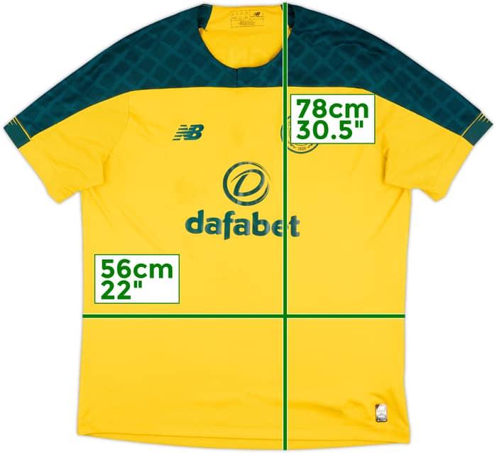 2019-20 Celtic Away Shirt - 7/10 - (XL)