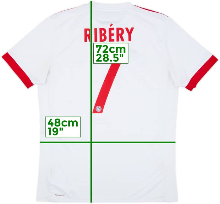 2017-18 Bayern Munich European Third Shirt Ribery #7 - 7/10 - (M)