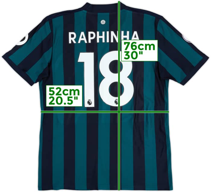2020-21 Leeds United Away Shirt Raphinha #18 - 5/10 - (L)