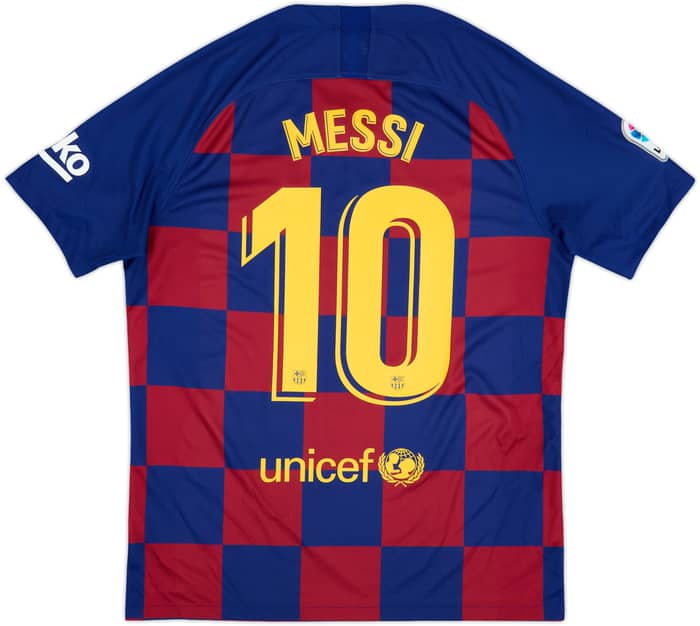 2019-20 Barcelona Home Shirt Messi #10 - 6/10 - (L)