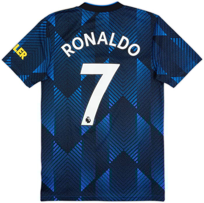 2021-22 Manchester United Third Shirt Ronaldo #7 - 9/10 - (XS)