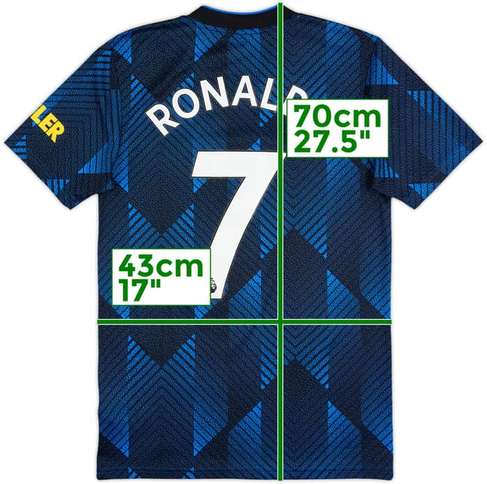 2021-22 Manchester United Third Shirt Ronaldo #7 - 9/10 - (XS)