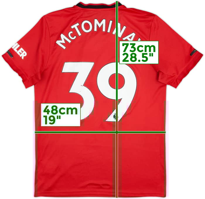 2019-20 Manchester United Home Shirt McTominay #39 - 6/10 - (M)