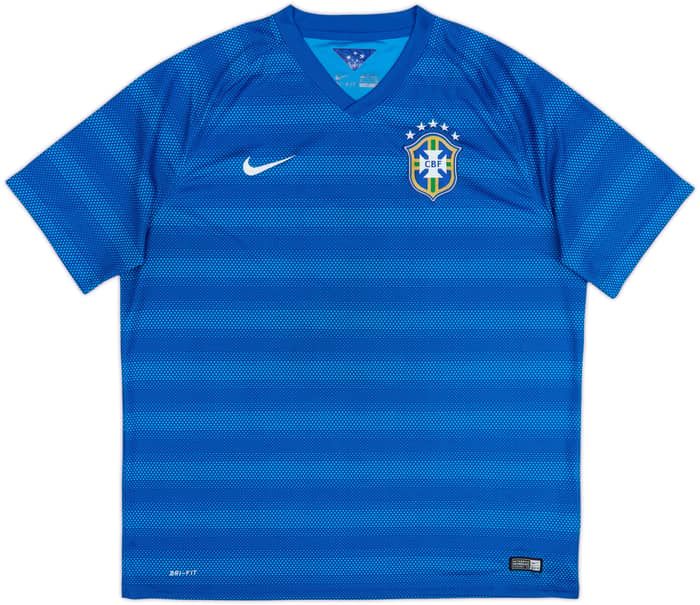 2014-15 Brazil Away Shirt Hulk #7 - 6/10 - (XXL)