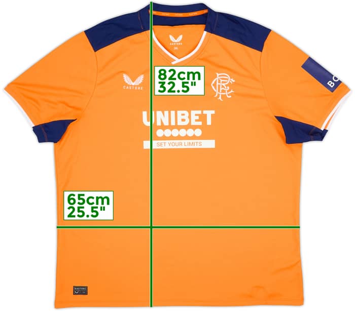2022-23 Rangers Third Shirt - 6/10 - (3XL)