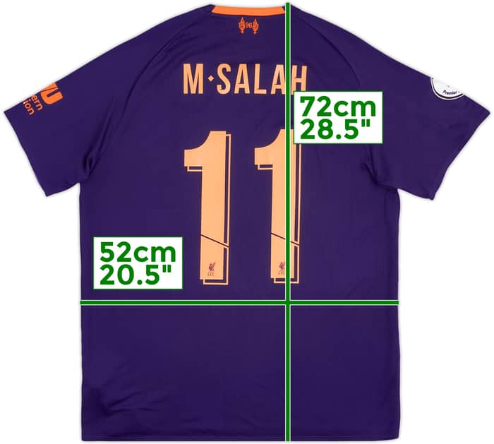 2018-19 Liverpool Away Shirt M.Salah #11 - 6/10 - (M)