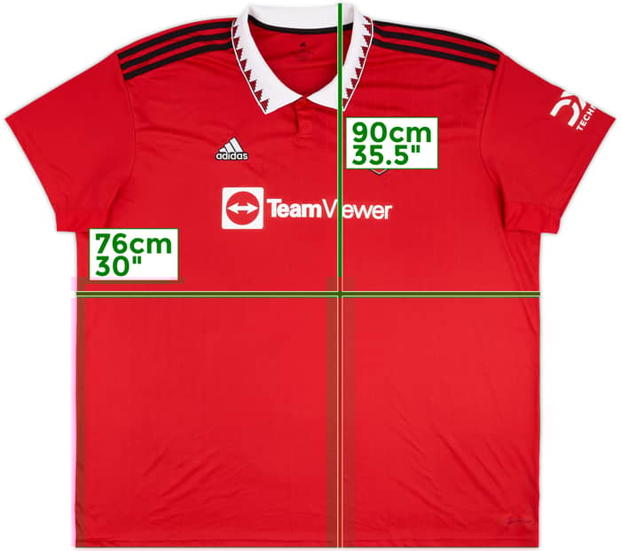 2022-23 Manchester United Home Shirt - 9/10 - (4XL)