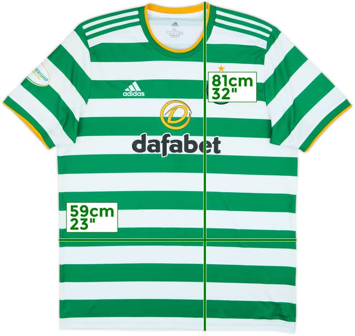 2020-21 Celtic Home Shirt - 9/10 - (XL)