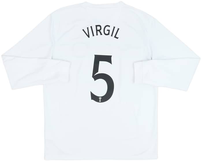 2014-15 Celtic European Third L/S Shirt Virgil #5 - 6/10 - (L)