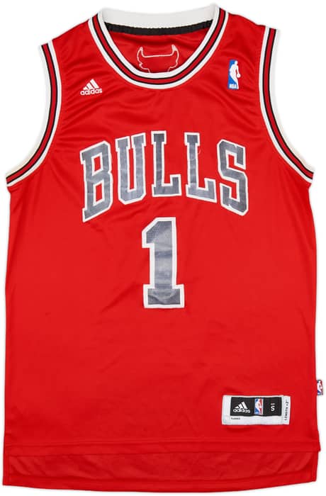 2010-14 Chicago Bulls Rose #1 adidas Swingman Away Jersey - 5/10 - (S)