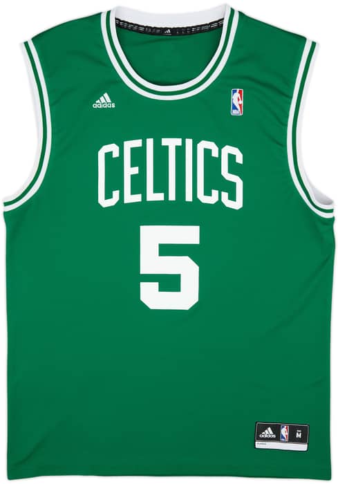 2010-13 Boston Celtics Garnett #5 adidas Away Jersey - 9/10 - (M)