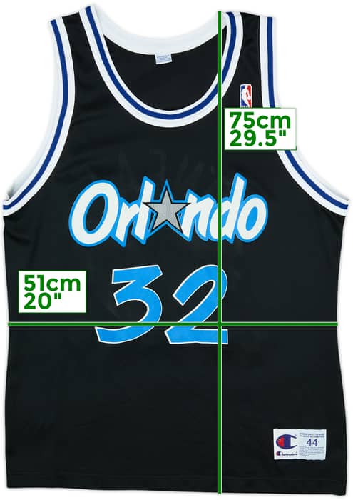 1995-96 Orlando Magic O'Neal #32 Champion Alternate Jersey - 9/10 - (L)