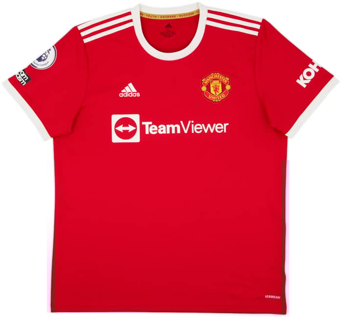 2021-22 Manchester United Home Shirt Ronaldo #7 - 8/10 - (XL)