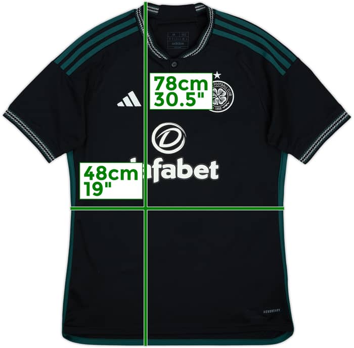 2023-24 Celtic Away Shirt - 9/10 - (M)