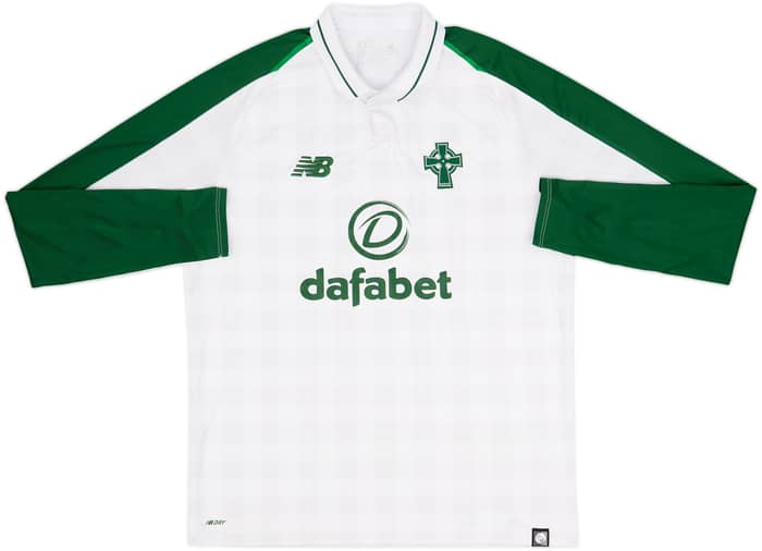 2018-19 Celtic Away L/S Shirt - 6/10 - (M)