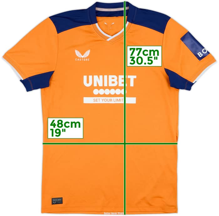 2022-23 Rangers Third Shirt - 7/10 - (M)