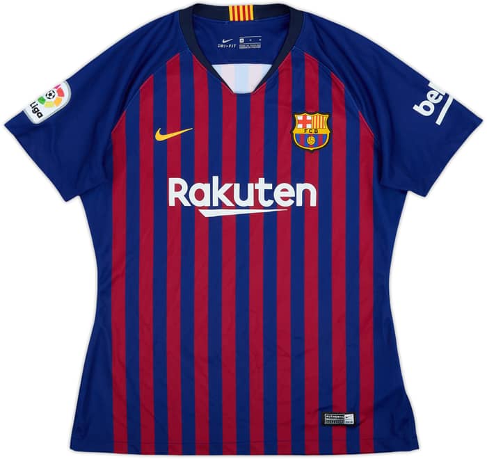 2018-19 Barcelona Home Shirt - 9/10 - (Women's M)