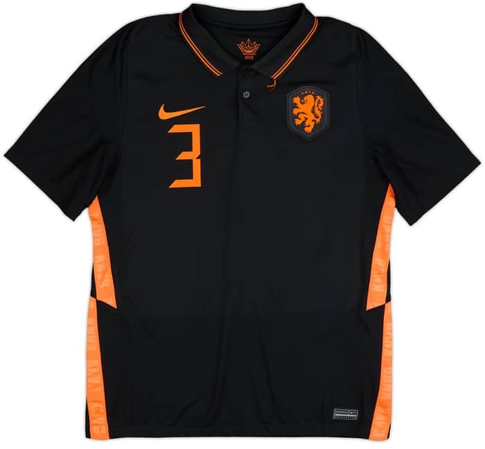 2020-22 Netherlands Away Shirt De Ligt #3 - 8/10 - (M)